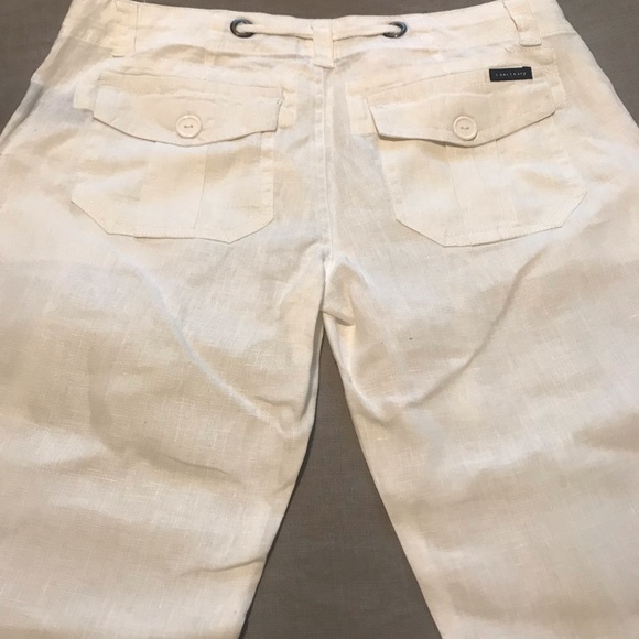 Sanctuary White Linen Pants - Picture 3 of 6
